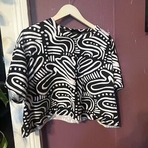 Nooworks ripple crop tee 3XL XXXL EUC